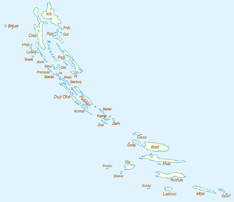 Croatian islands